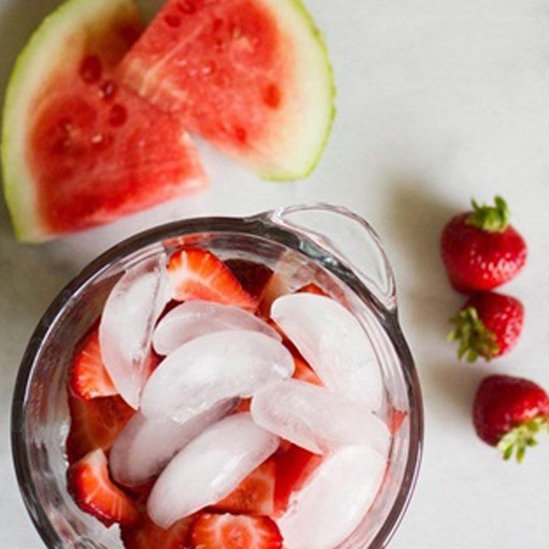 Step 2 Fruit Smoothie Watermelon Strawberry Pineapple