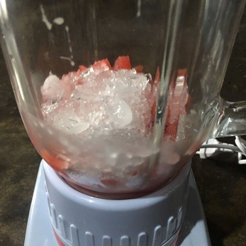 Step 2 Blend Watermelon Smoothie Watermelon Smoothie