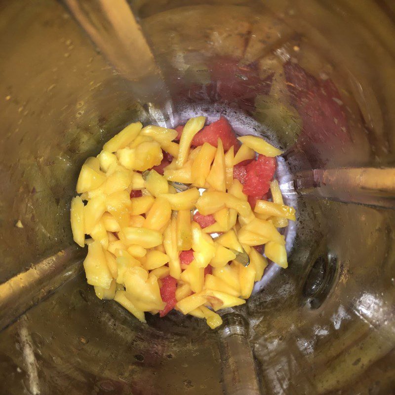 Step 2 Blend the watermelon jackfruit smoothie
