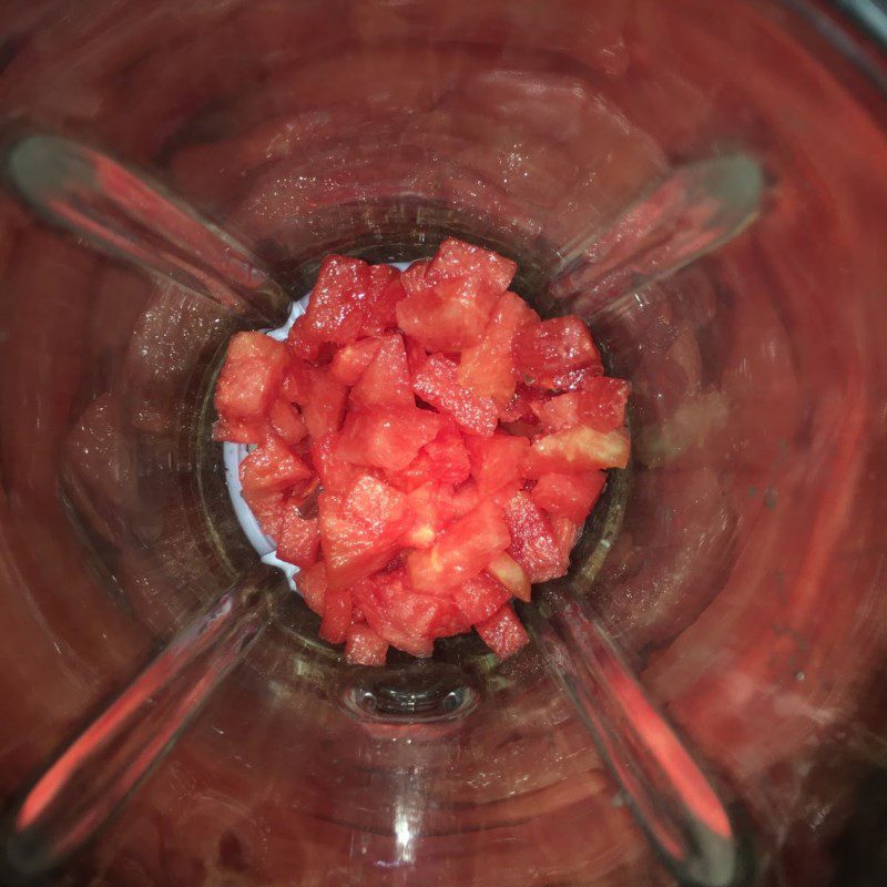 Step 2 Blend the watermelon jackfruit smoothie