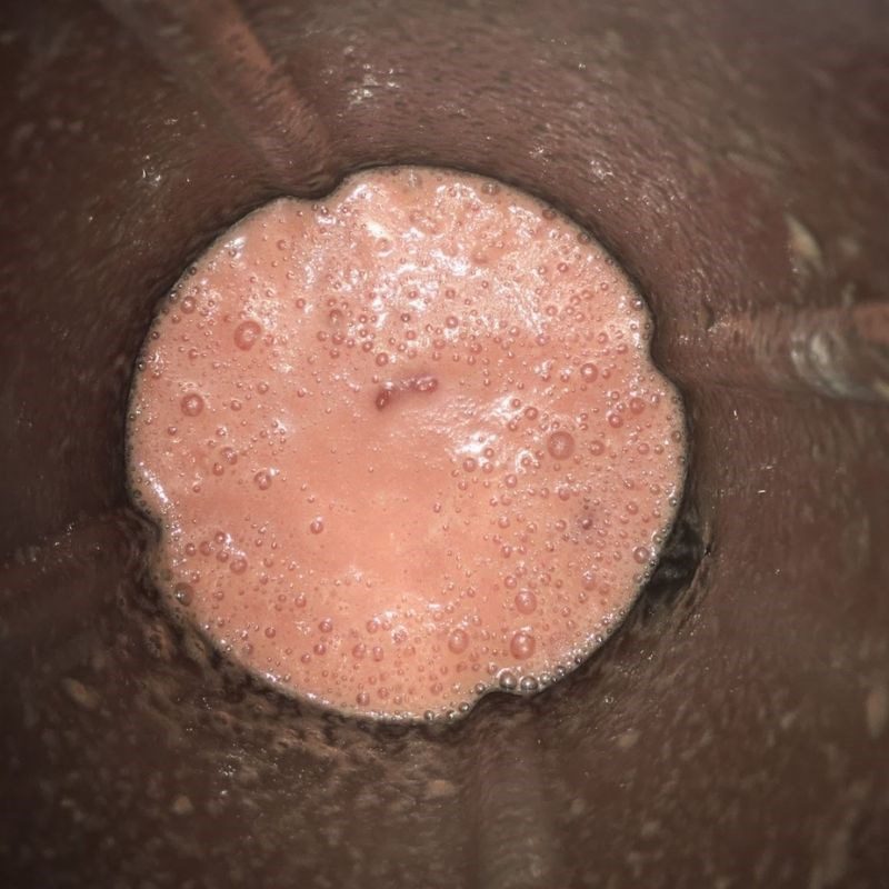 Step 2 Blend Sweetened Condensed Milk Smoothie Watermelon Smoothie with Sweetened Condensed Milk