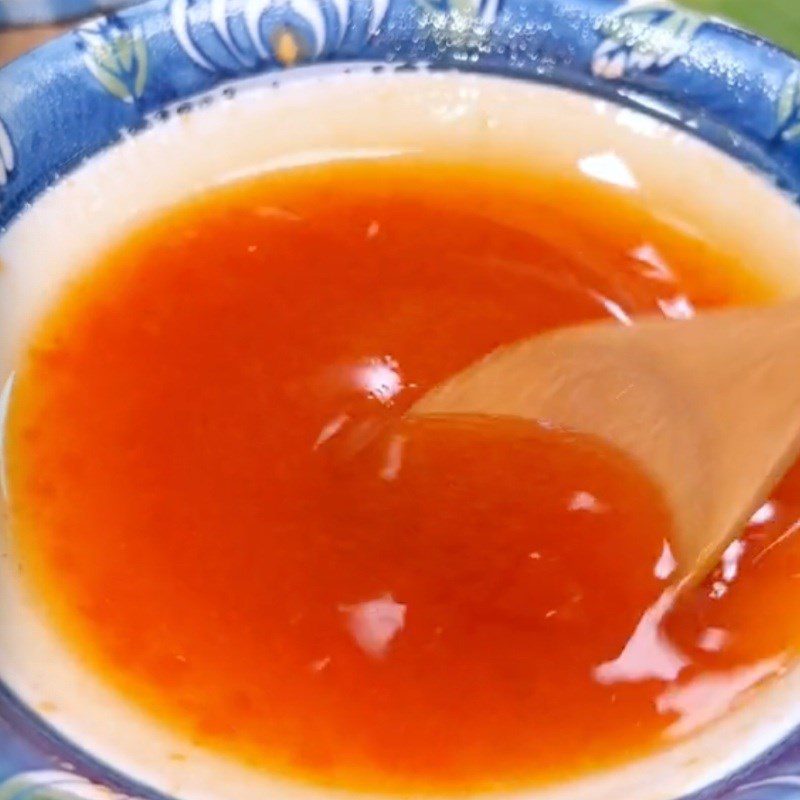Step 2 Salad dressing for Lychee Salad (Recipe shared by Tiktok Vegetarian Kitchen XANH)
