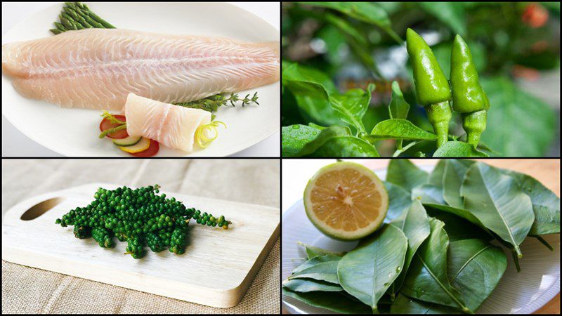 Ingredients for the dish of 2 grilled mackerels