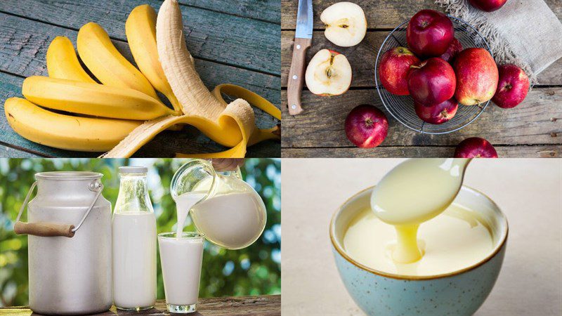 Ingredients for Banana Smoothie