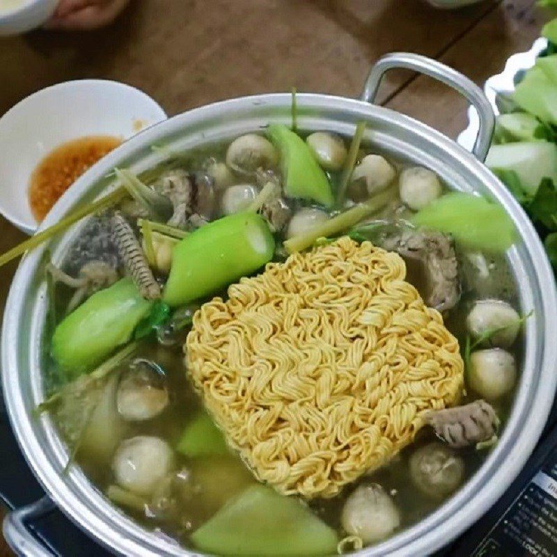 Step 5 Final Product Snake Hot Pot with Lemongrass