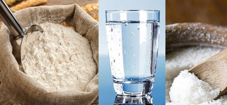 Ingredients for 5 ways to make fresh noodles
