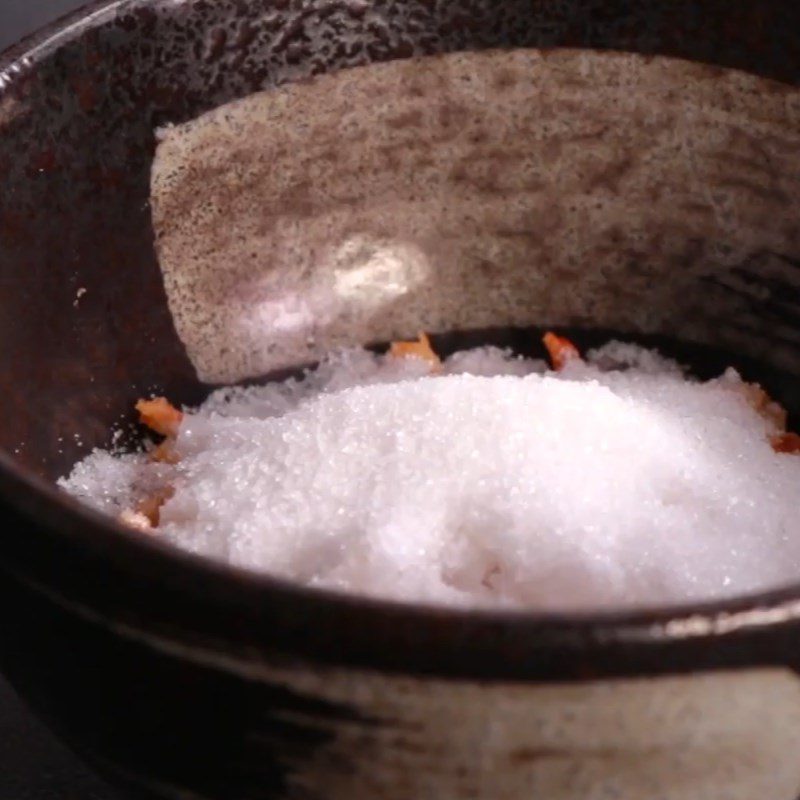 Step 1 Make Dried Shrimp Salt for Spicy Beef Ball Noodle Mix