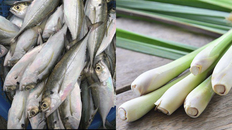 Ingredients for grilled mackerel with foil and grilled with scallion oil