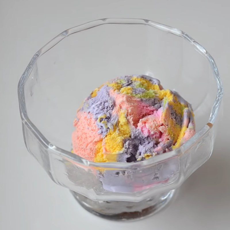 Step 4 Completion Rainbow Ice Cream
