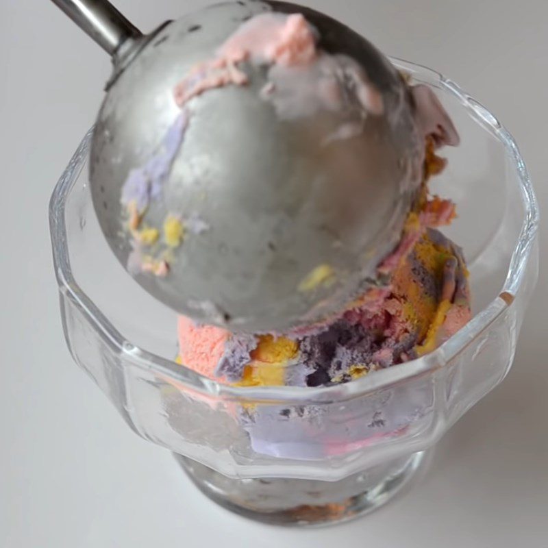 Step 4 Completion Rainbow Ice Cream