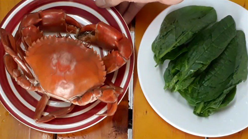 Ingredients for dish 3 crab porridge cooking methods