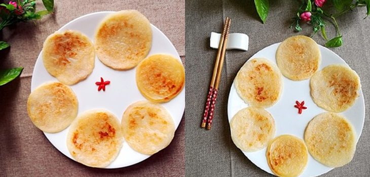 Step 3 Final Product of Simple Fried Glutinous Rice Cake