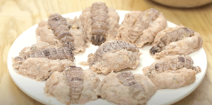 Step 3 Steaming the filling Bề bề cake
