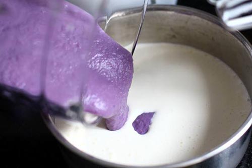 Step 2 Mix the ingredients Sweet potato ice cream