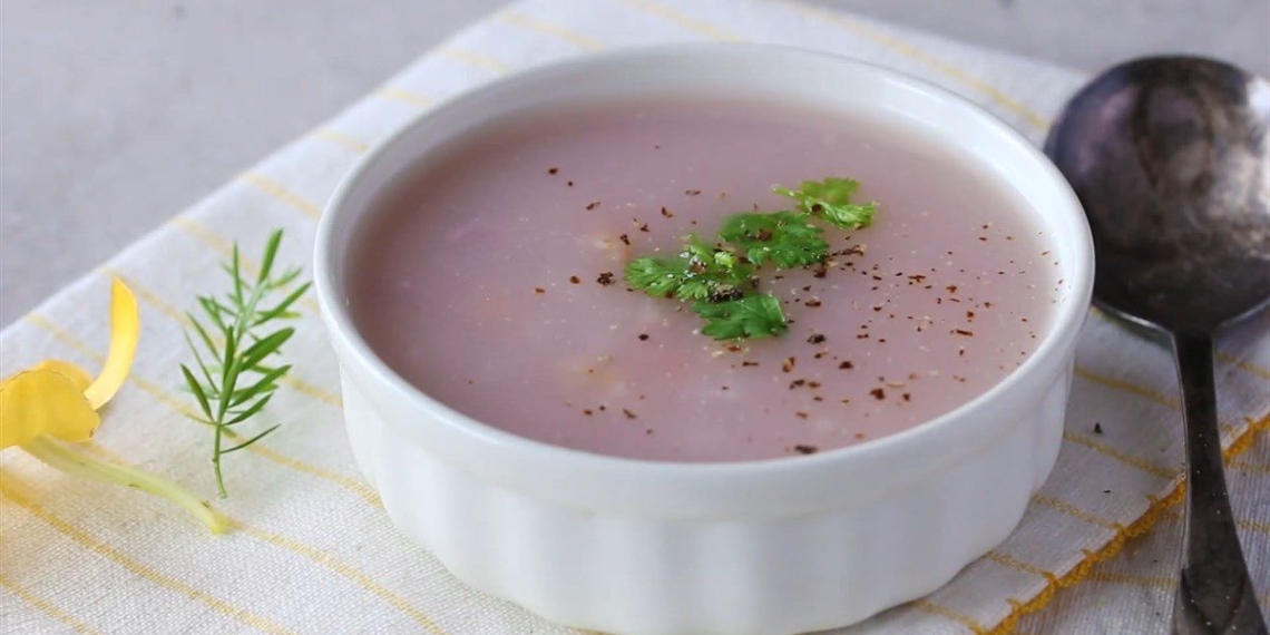 2 ways to cook sweet potato soup with dried shrimp and pork ribs delicious recipe 09307