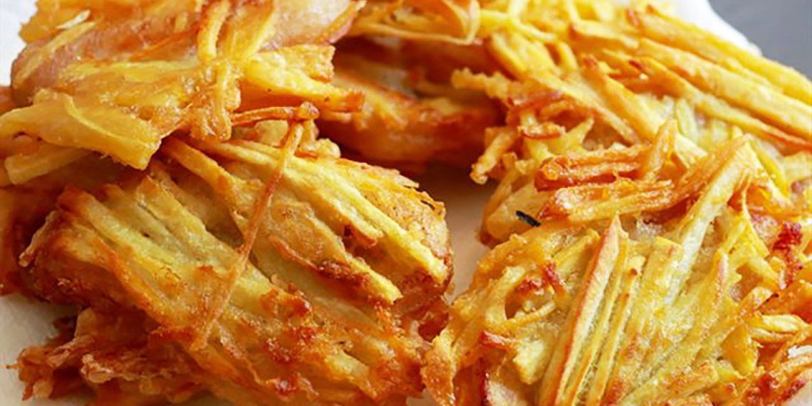2 ways to make delicious fried sweet potato banana cake simple and fragrant 05605