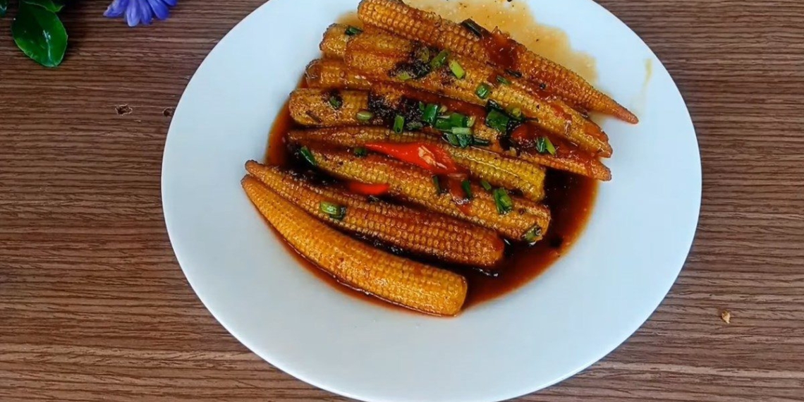 2 ways to make dried young corn with pepper and dried tomato delicious 05057