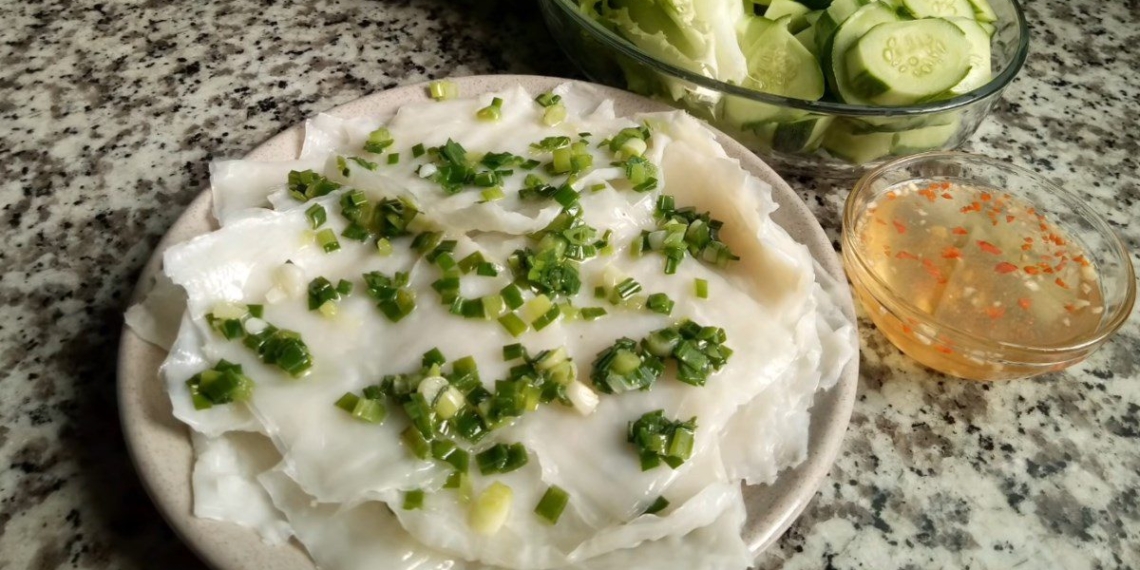 2 ways to make rice paper steamed with onion and steamed with fresh vegetables delicious 09526