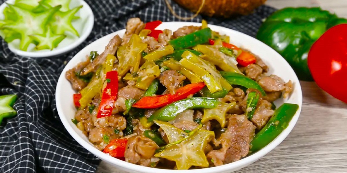 2 ways to make sauteed pork with fresh khe delicious attractive to eat 14460