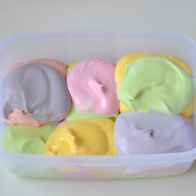 Step 3 Pour into molds and chill Rainbow ice cream
