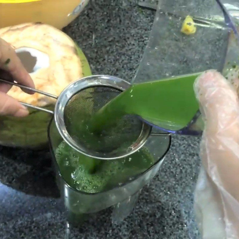 Step 3 Complete Coconut water fish mint juice