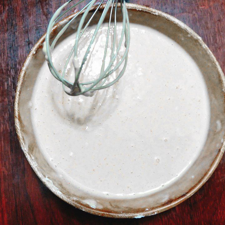 Step 2 Mix the Flour for Vegetarian Anchovies