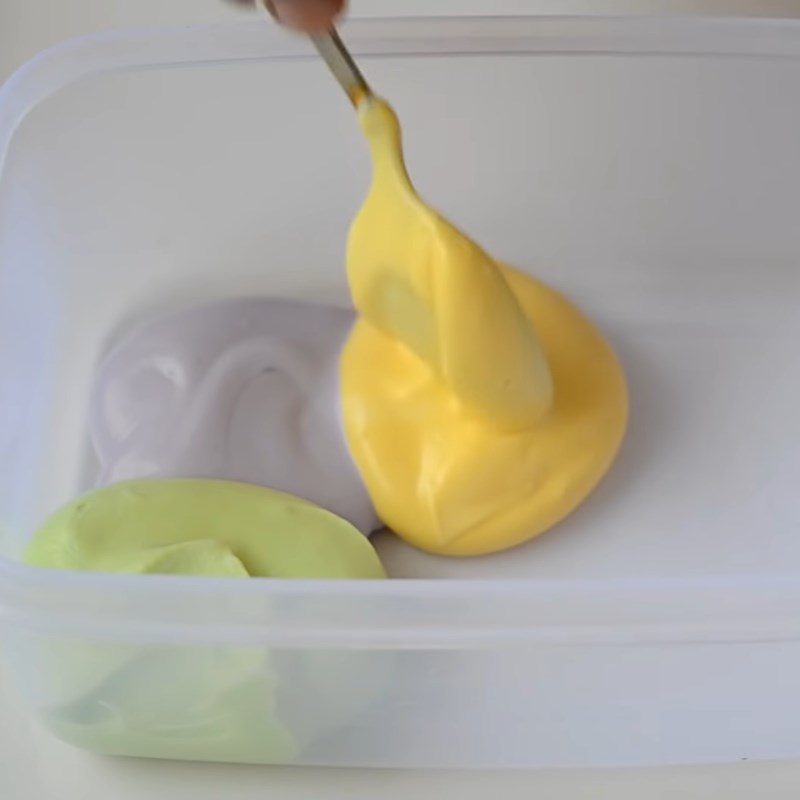 Step 3 Pour into molds and chill Rainbow ice cream