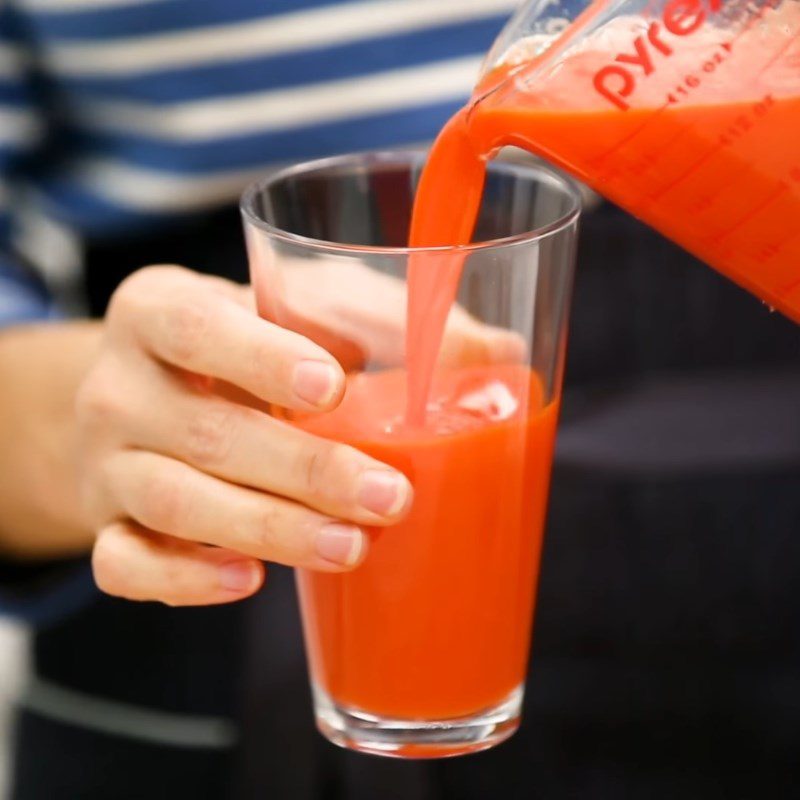 Step 3 Final Product Grapefruit Carrot Juice