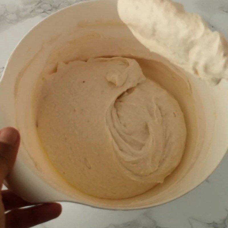 Step 5 Making banana ice cream Banana crepe with avocado nutella ice cream flavor