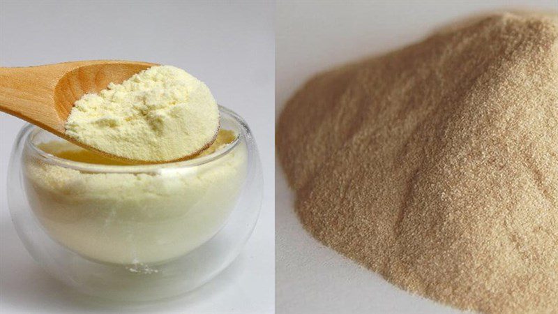 Ingredients for white pearl milk tea