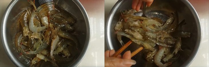Step 1 Prepare the Ingredients for Steamed Lemongrass Shrimp