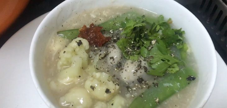 Step 3 Final Product Dried squid oyster soup
