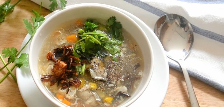 Step 4 Product Completion Mixed Oyster Soup