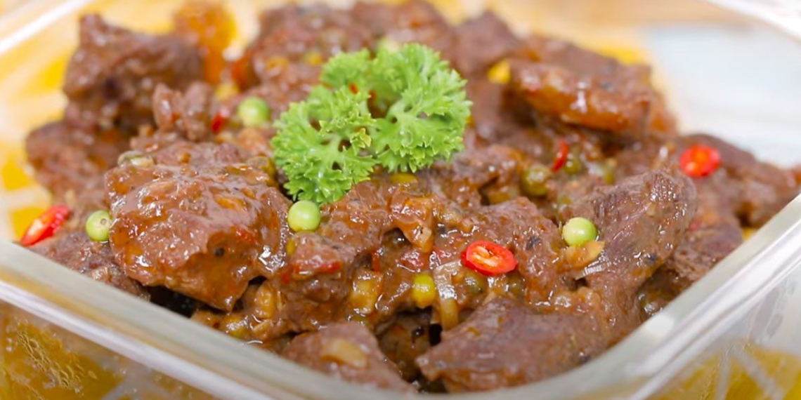 3 ways to cook dried beef with pepper ginger and turmeric simple for rice 04681