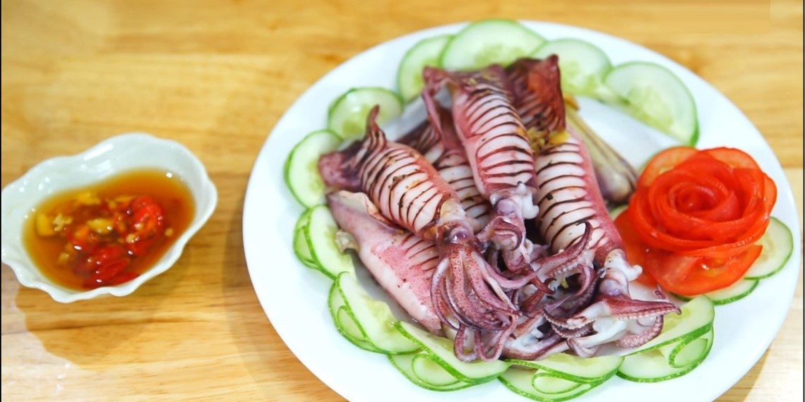 3 ways to make squid stuffed with beer stuffed with sour leaves 02538