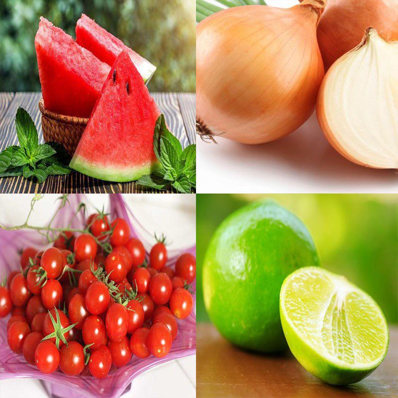 Ingredients for dish 5 watermelon salad