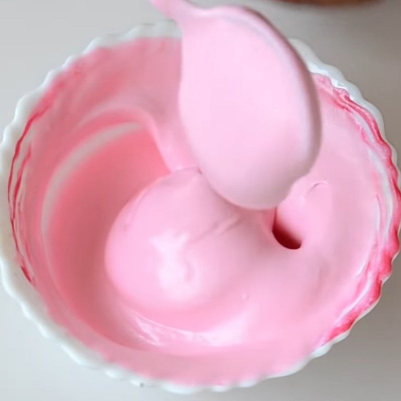 Step 2 Create the cream colors Rainbow ice cream