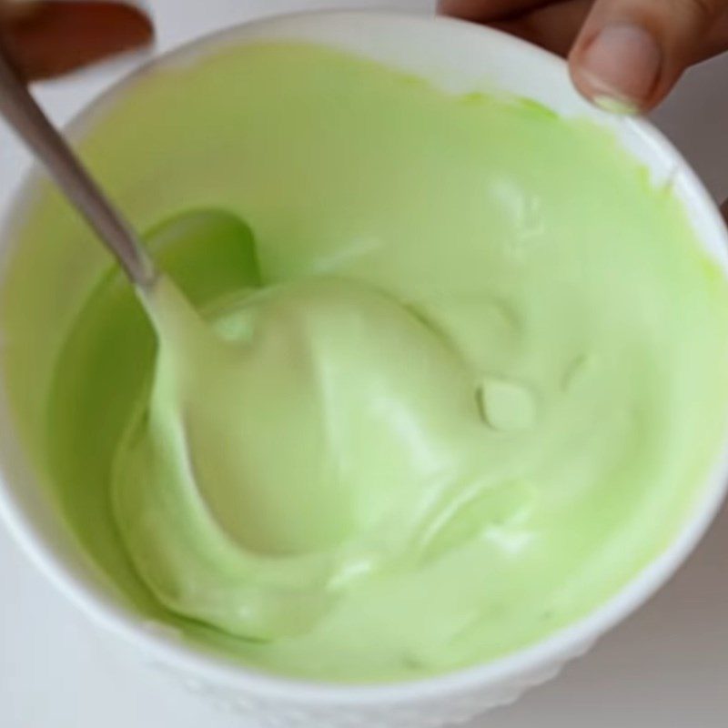 Step 2 Create the cream colors Rainbow ice cream