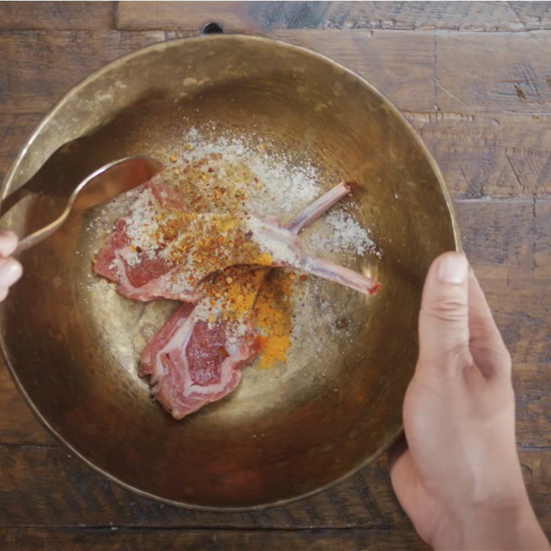 Step 1 Prepare the lamb for Lamb Curry