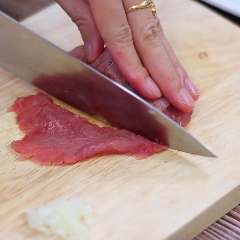 Step 2 Prepare and marinate the beef Slow cooker beef porridge