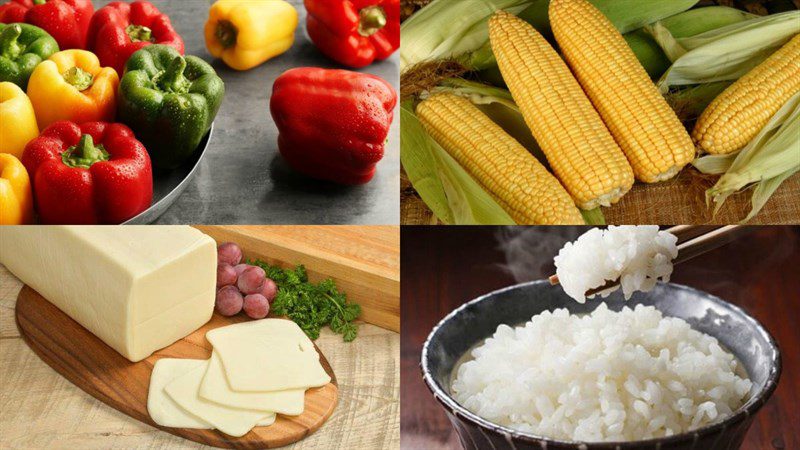 Ingredients for the recipe of Grilled Bell Peppers