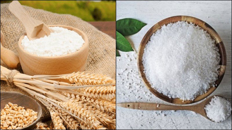 Ingredients for making spring roll wrappers
