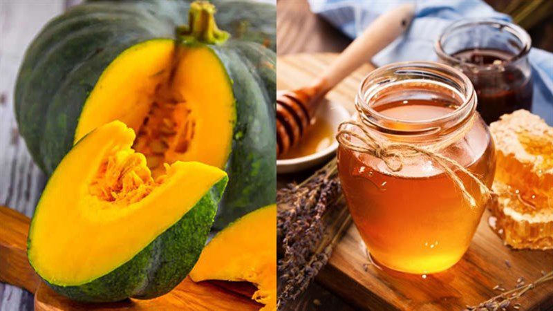 Ingredients for the dish 5 ways to make pumpkin juice