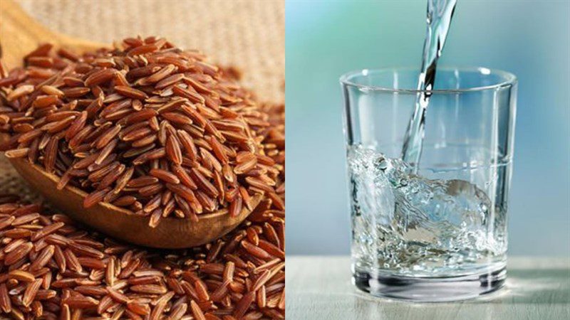 Ingredients for brown rice and brown rice salad