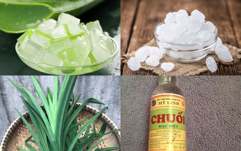 Ingredients for the refreshing drink
