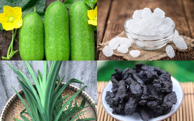 Ingredients for refreshing drink