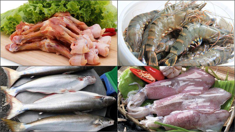 Ingredients for Tom Yum Thai hot pot dish