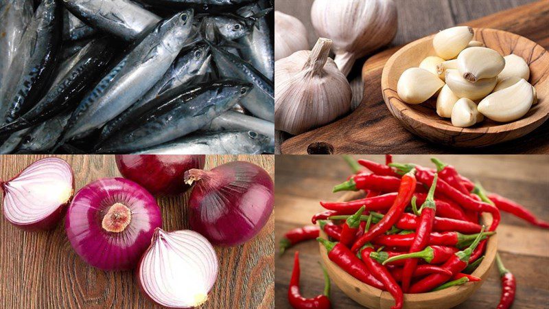 Ingredients for spicy salt grilled giant catfish and foil grilled giant catfish