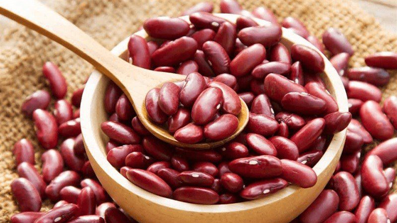 Ingredients for red bean water dish