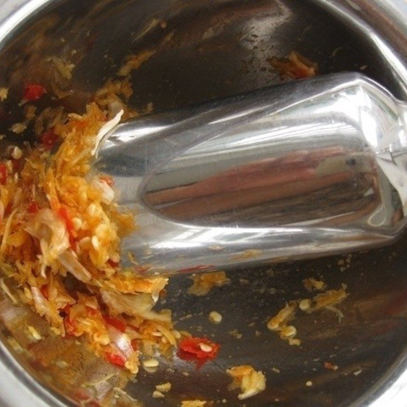 Step 2 Prepare other ingredients Coconut heart salad with pig ears